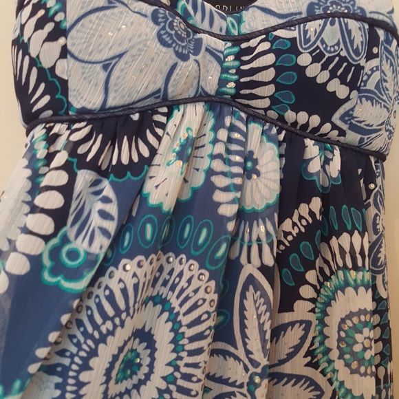 B. Darlin Lined Sheer Dress, NWOT Size 5/6 - Picture 2 of 8